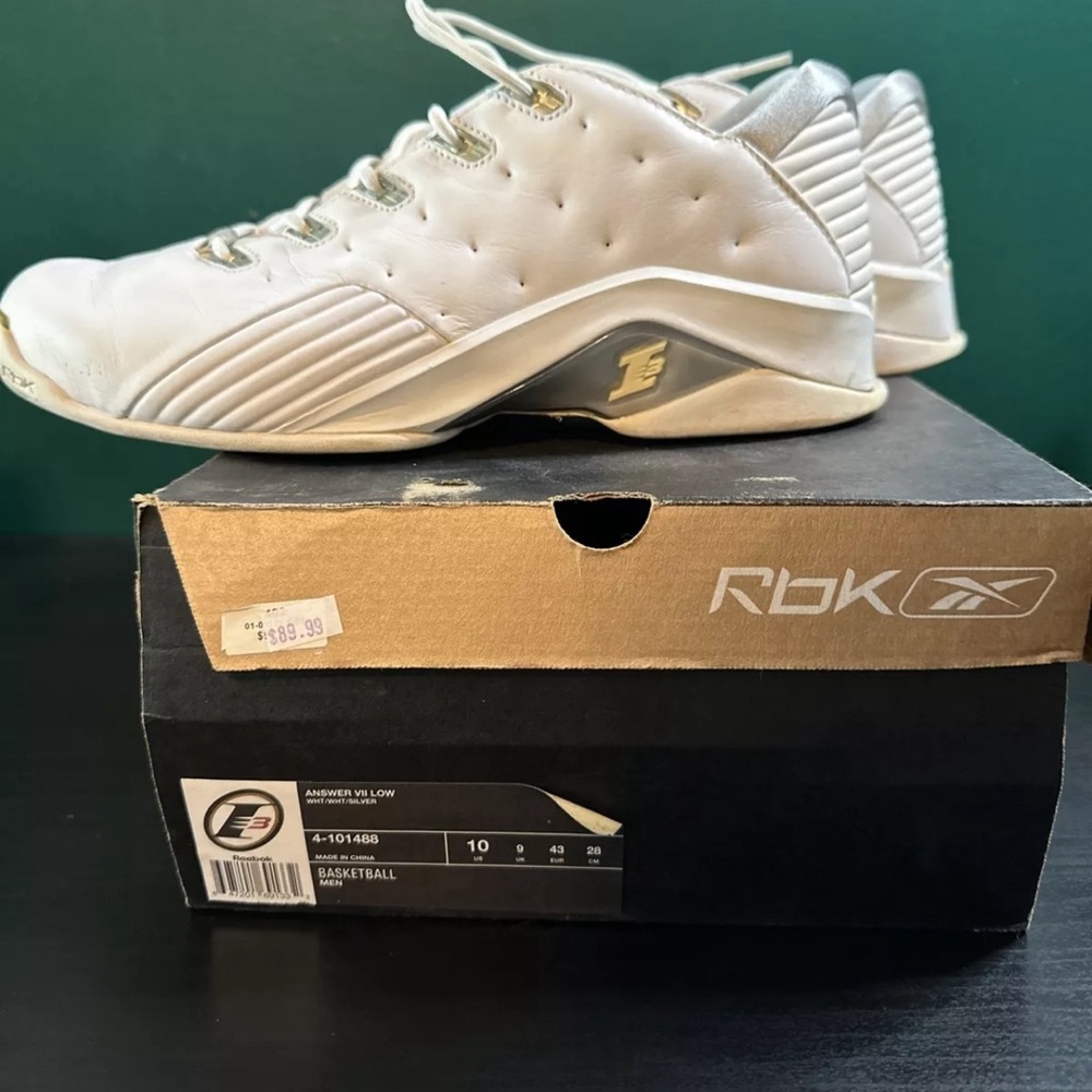 2003 Reebok Answer 7 Low size 10 with box